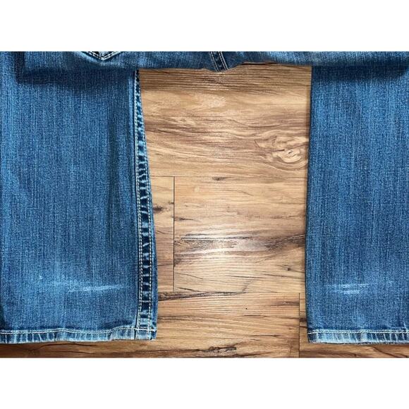 Vintage Low Rise Boot Cut Miss Me Jeans Size 31 #JP4009-2 Embellished Pockets - Picture 2 of 12